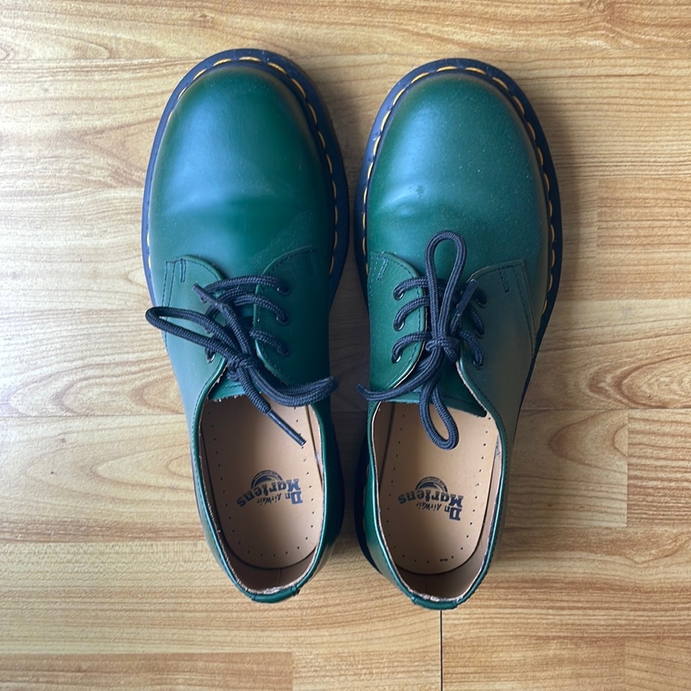Like new green doc martens